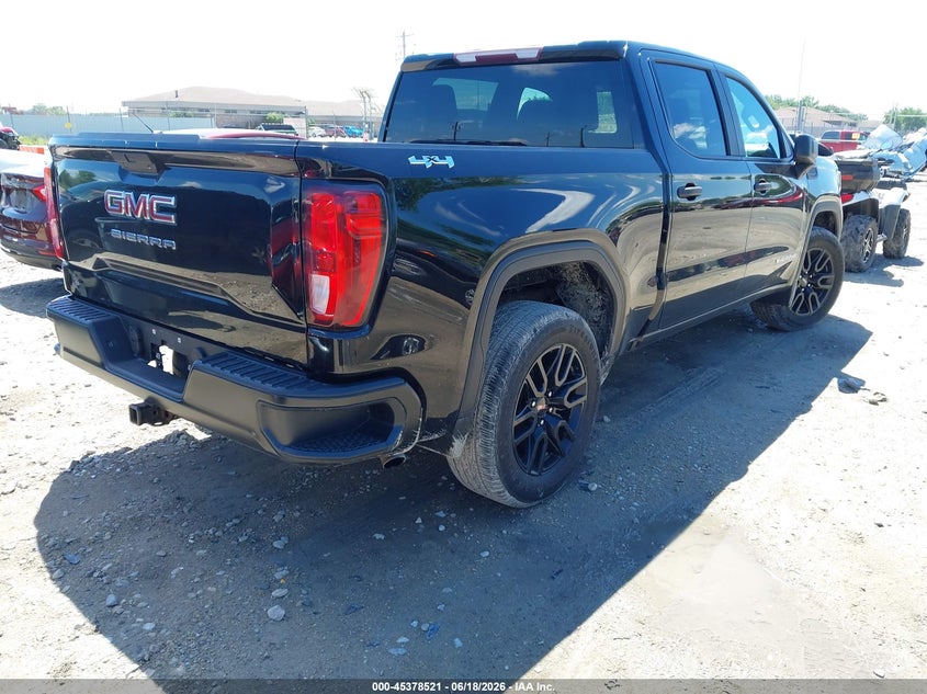 2020 Gmc SIERRA VIN 1GTP9AEK4LZ270174 IAAI salvage auction — HAIL, Salvage Title, sold $7,500 on 2026-07-12 (photo 4)