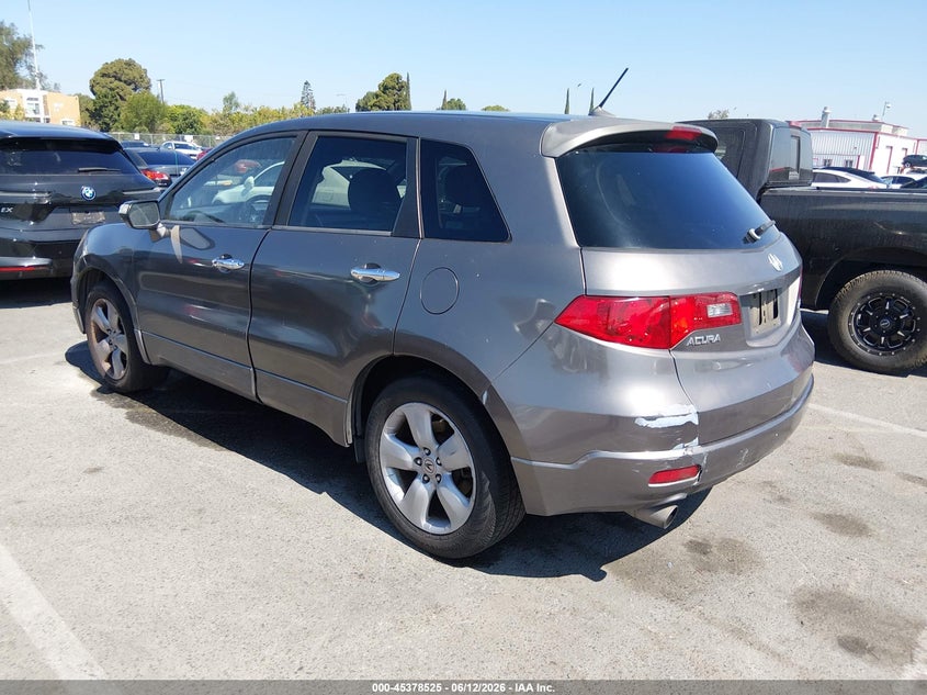 2008 Acura Rdx VIN 5J8TB18268A001258 IAAI salvage auction — NORMAL WEAR, Clear - Dealer Only (California), sold $800 on 2026-07-09 (photo 3)
