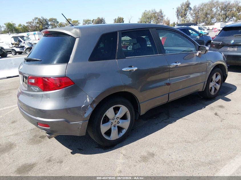 2008 Acura Rdx VIN 5J8TB18268A001258 IAAI salvage auction — NORMAL WEAR, Clear - Dealer Only (California), sold $800 on 2026-07-09 (photo 4)