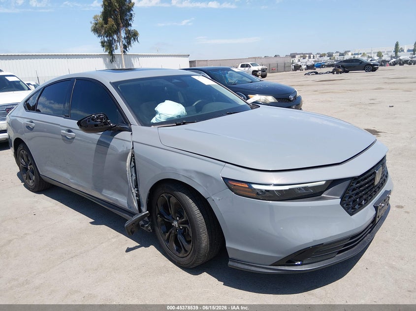 2025 Honda Accord VIN 1HGCY1F43SA021980 IAAI salvage auction — RIGHT SIDE, Salvage (California), sold $8,100 on 2026-07-29 (photo 6)