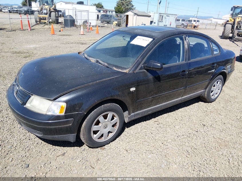 2000 Volkswagen Passat VIN WVWMA23B1YP362252 IAAI salvage auction — FRONT END, Clear - Public Restricted (Oregon), sold $25 on 2026-07-29 (photo 2)