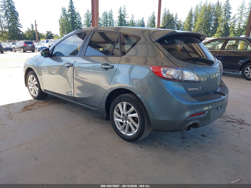 2013 Mazda 3 VIN JM1BL1MP0D1758515 IAAI salvage auction — RIGHT FRONT, Bill Of Sale (Washington), sold $450 on 2026-07-15 (photo 3)
