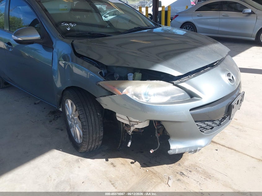 2013 Mazda 3 VIN JM1BL1MP0D1758515 IAAI salvage auction — RIGHT FRONT, Bill Of Sale (Washington), sold $450 on 2026-07-15 (photo 6)