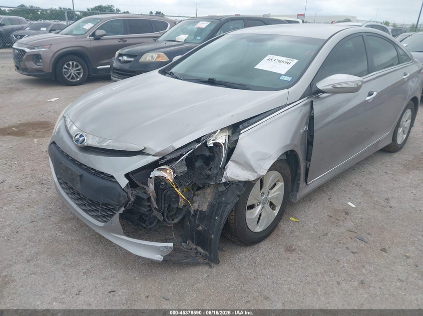 2013 Hyundai Sonata VIN KMHEC4A47DA082567 IAAI salvage auction — FRONT END, Salvage (Texas), sold $900 on 2026-07-07 (photo 6)