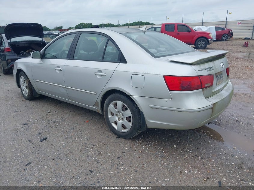 2009 Hyundai Sonata VIN 5NPET46C09H459017 IAAI salvage auction — LEFT FRONT, Clear (Alabama), sold $300 on 2026-07-14 (photo 3)