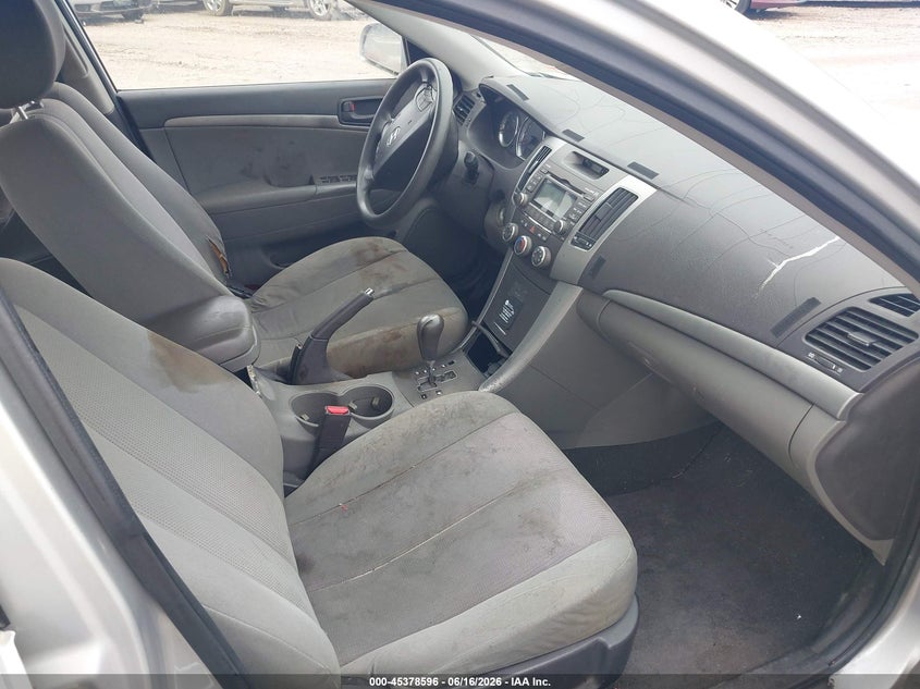 2009 Hyundai Sonata VIN 5NPET46C09H459017 IAAI salvage auction — LEFT FRONT, Clear (Alabama), sold $300 on 2026-07-14 (photo 5)
