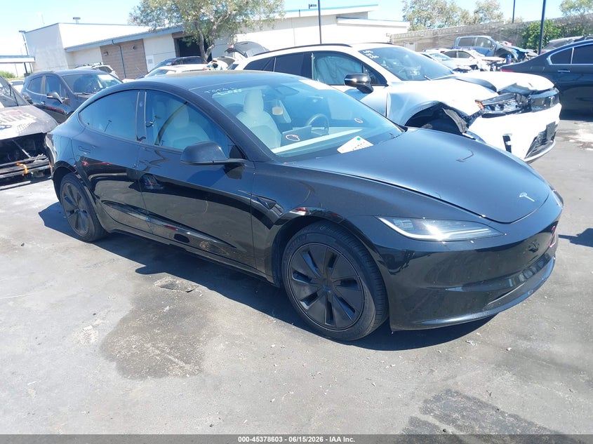 2025 Tesla Model 3 VIN 5YJ3E1EA7SF965707 — IAAI salvage auction photo