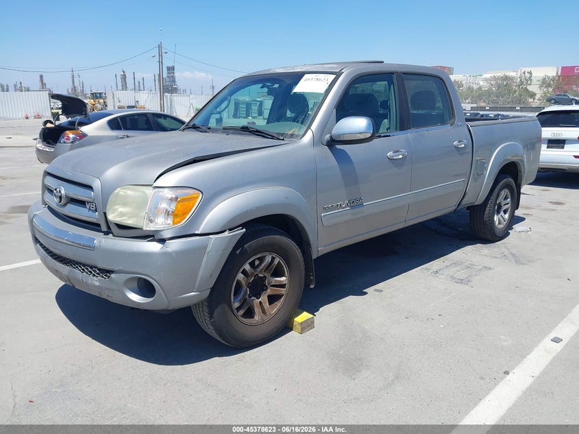 2005 Toyota Tundra VIN 5TBET34165S477711 IAAI salvage auction — FRONT END, Salvage (California), sold $1,775 on 2026-07-08 (photo 2)