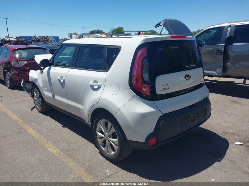 2014 Kia Soul VIN KNDJP3A53E7037635 IAAI salvage auction — FRONT END, Salvage (Utah), sold $25 on 2026-07-16 (photo 3)