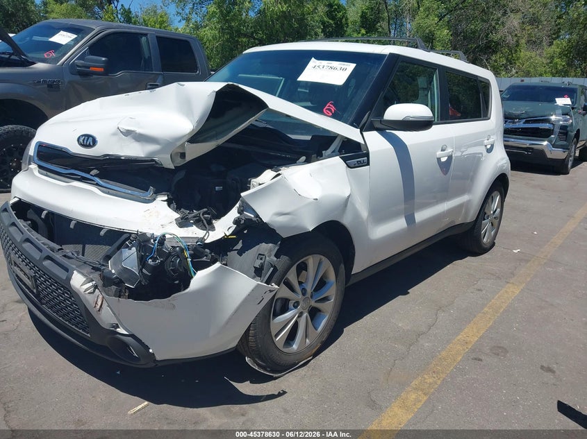2014 Kia Soul VIN KNDJP3A53E7037635 IAAI salvage auction — FRONT END, Salvage (Utah), sold $25 on 2026-07-16 (photo 6)