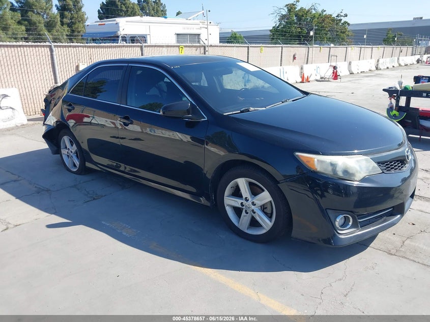 2014 Toyota Camry VIN 4T1BF1FKXEU430538 IAAI salvage auction — REAR END, Salvage (California), sold $1,350 on 2026-08-03 (photo 1)