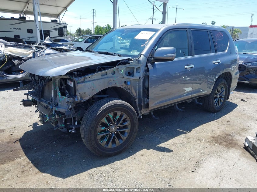 2023 Lexus Gx VIN JTJAM7BX6P5351792 IAAI salvage auction — FRONT END, Salvage (California), sold $24,400 on 2026-07-07 (photo 2)