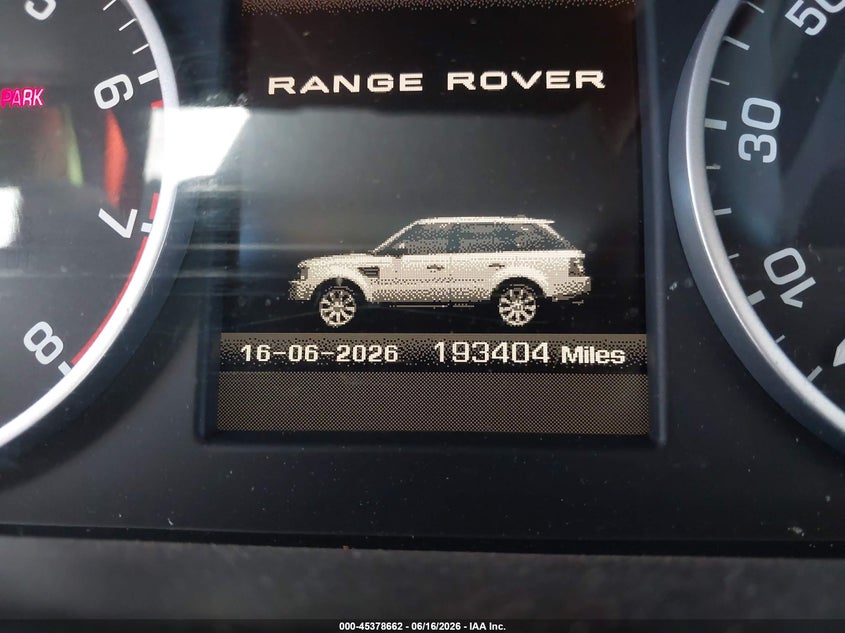 2011 Land rover Range rover sport VIN SALSF2D44BA260777 IAAI salvage auction — RIGHT FRONT, Salvage Certificate (California), sold $900 on 2026-07-08 (photo 7)