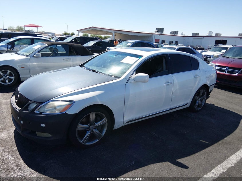 2006 Lexus Gs VIN JTHBN96S865005898 IAAI salvage auction — FRAME DAMAGE, Salvage (Nevada), sold $100 on 2026-07-10 (photo 2)