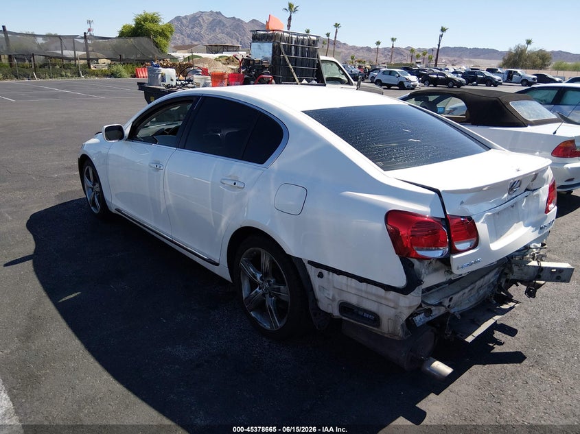 2006 Lexus Gs VIN JTHBN96S865005898 IAAI salvage auction — FRAME DAMAGE, Salvage (Nevada), sold $100 on 2026-07-10 (photo 3)