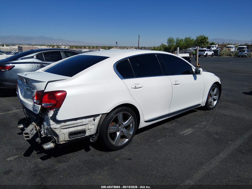 2006 Lexus Gs VIN JTHBN96S865005898 IAAI salvage auction — FRAME DAMAGE, Salvage (Nevada), sold $100 on 2026-07-10 (photo 4)