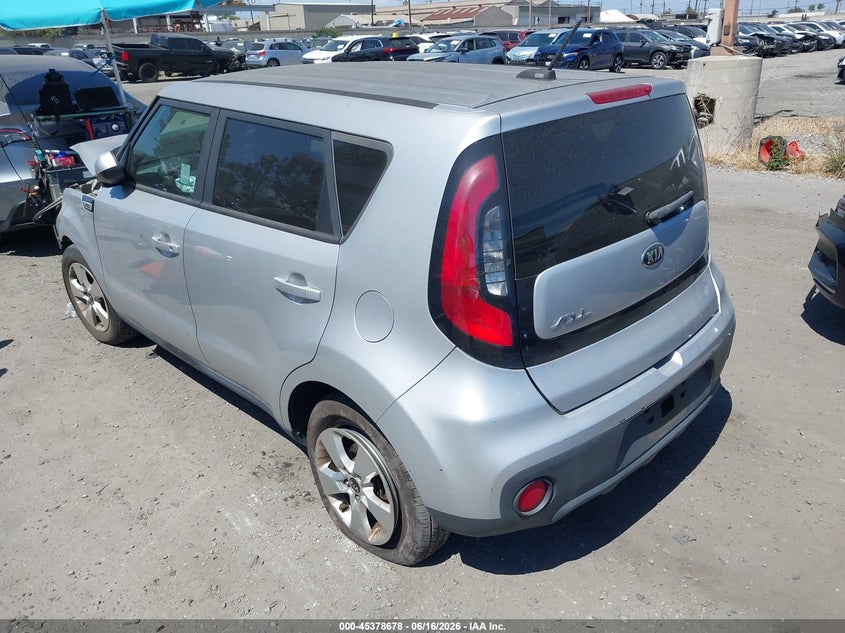 2017 Kia Soul VIN KNDJN2A2XH7466894 IAAI salvage auction — FRONT END, Salvage Certificate (California), sold $25 on 2026-07-15 (photo 3)
