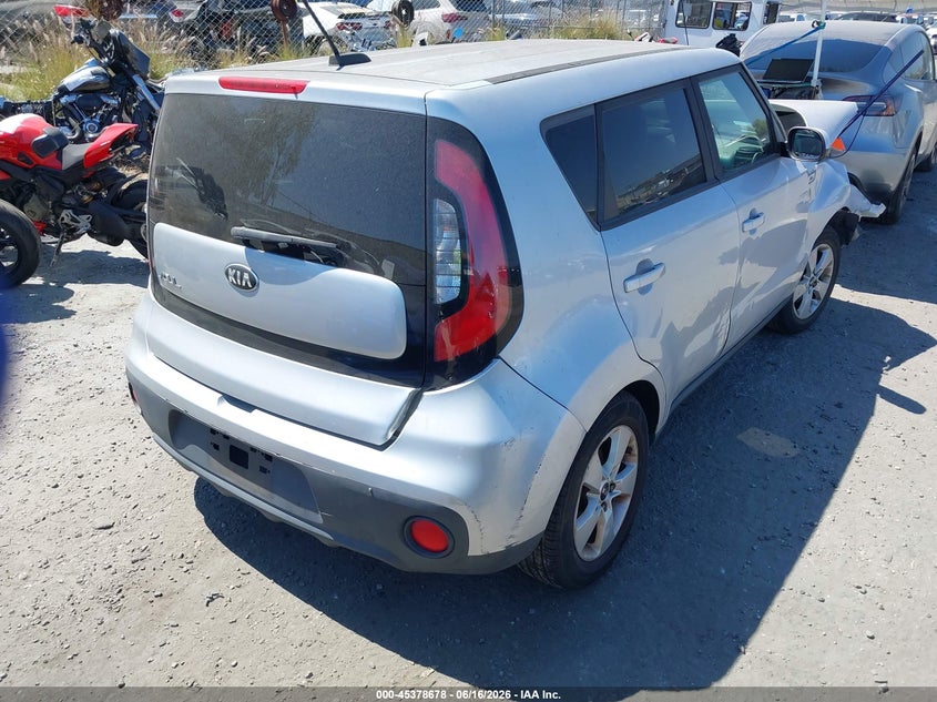 2017 Kia Soul VIN KNDJN2A2XH7466894 IAAI salvage auction — FRONT END, Salvage Certificate (California), sold $25 on 2026-07-15 (photo 4)