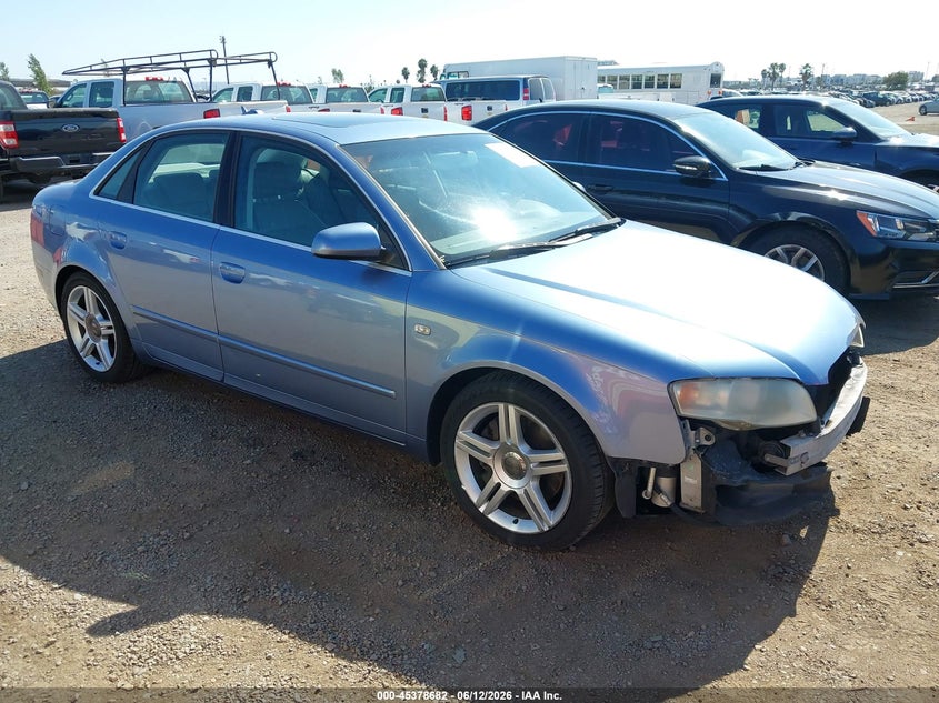 2005 Audi A4 VIN WAUAF78E65A566139 IAAI salvage auction — FRONT END, Salvage (California), sold $200 on 2026-07-17 (photo 1)