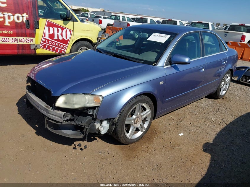 2005 Audi A4 VIN WAUAF78E65A566139 IAAI salvage auction — FRONT END, Salvage (California), sold $200 on 2026-07-17 (photo 2)