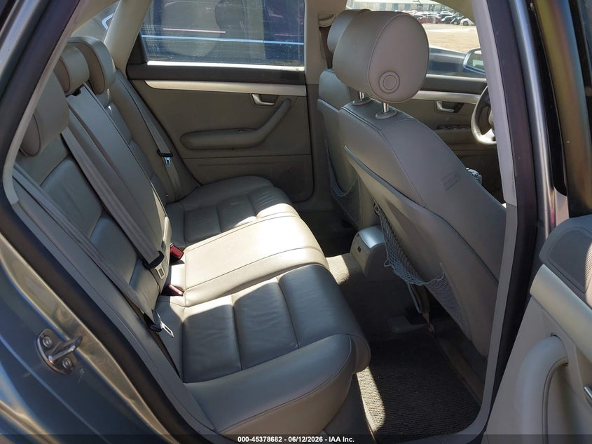 2005 Audi A4 VIN WAUAF78E65A566139 IAAI salvage auction — FRONT END, Salvage (California), sold $200 on 2026-07-17 (photo 8)