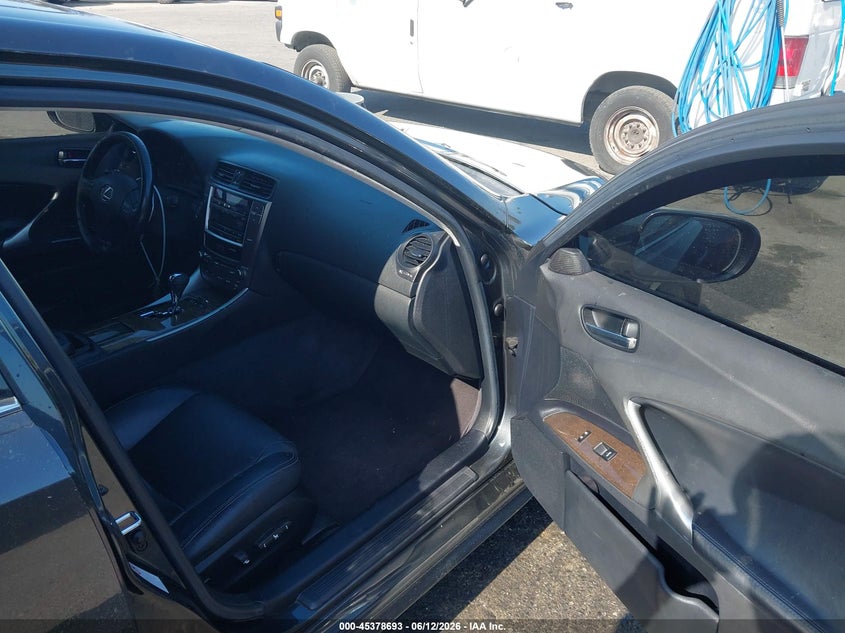 2009 Lexus Is 250 VIN JTHBK262592093072 IAAI salvage auction — LEFT FRONT, Salvage (California), sold $925 on 2026-07-10 (photo 5)