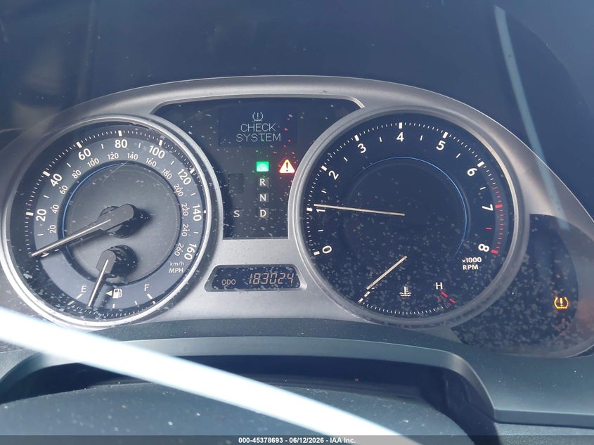 2009 Lexus Is 250 VIN JTHBK262592093072 IAAI salvage auction — LEFT FRONT, Salvage (California), sold $925 on 2026-07-10 (photo 7)