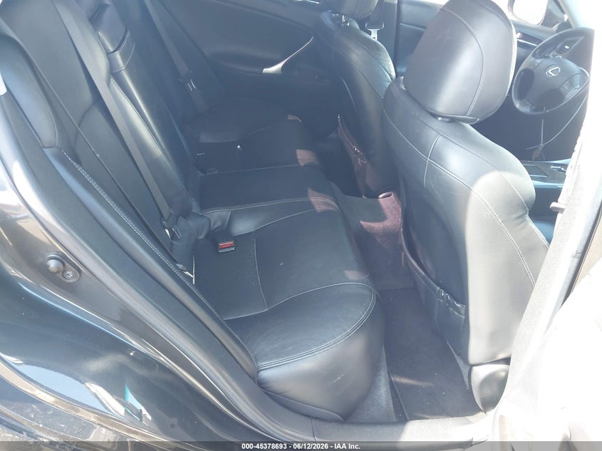 2009 Lexus Is 250 VIN JTHBK262592093072 IAAI salvage auction — LEFT FRONT, Salvage (California), sold $925 on 2026-07-10 (photo 8)