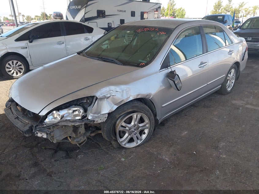 2007 Honda Accord VIN JHMCM563X7C003303 IAAI salvage auction — FRONT END, Salvage (California), sold $500 on 2026-07-07 (photo 2)