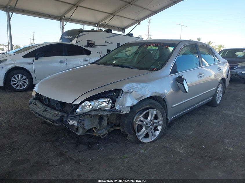 2007 Honda Accord VIN JHMCM563X7C003303 IAAI salvage auction — FRONT END, Salvage (California), sold $500 on 2026-07-07 (photo 6)