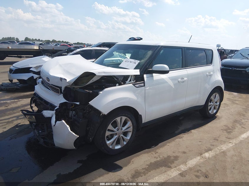 2016 Kia Soul VIN KNDJP3A51G7409976 IAAI salvage auction — FRONT END, Salvage (North Carolina), sold $25 on 2026-07-22 (photo 2)