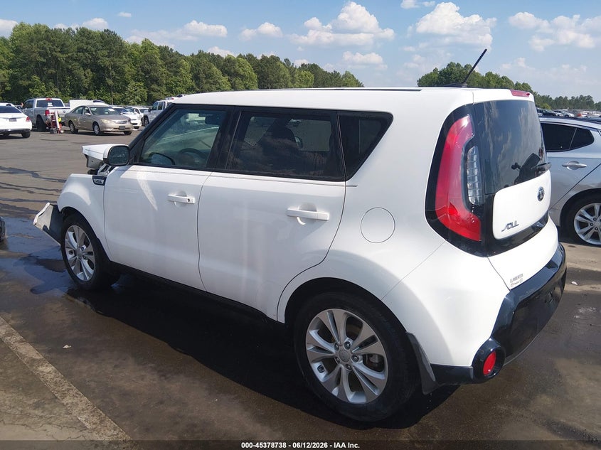 2016 Kia Soul VIN KNDJP3A51G7409976 IAAI salvage auction — FRONT END, Salvage (North Carolina), sold $25 on 2026-07-22 (photo 3)