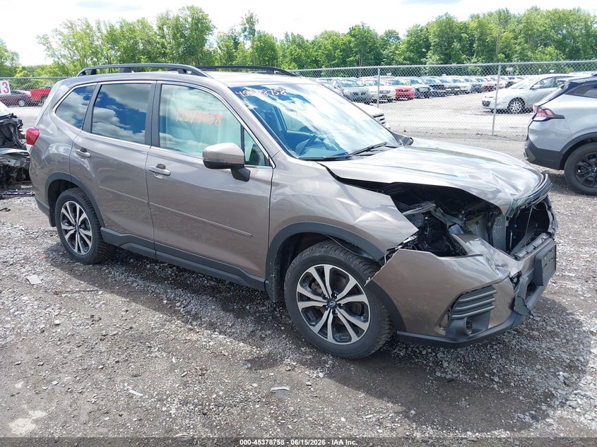 2022 Subaru Forester VIN JF2SKAPC9NH509152 IAAI salvage auction — FRONT END, Mv-907A (New York), sold $6,425 on 2026-07-07 (photo 1)