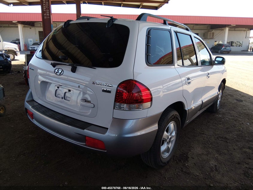 2005 Hyundai Santa fe VIN KM8SC13E45U891094 IAAI salvage auction — RIGHT FRONT, Salvage (Arizona), sold $500 on 2026-07-07 (photo 4)