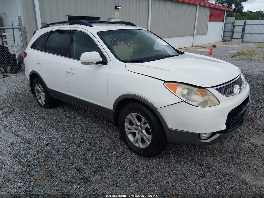 2010 Hyundai Veracruz VIN KM8NUDCC7AU128488 IAAI salvage auction — BIO HAZARD, Clear (Alabama), sold $300 on 2026-07-23 (photo 1)