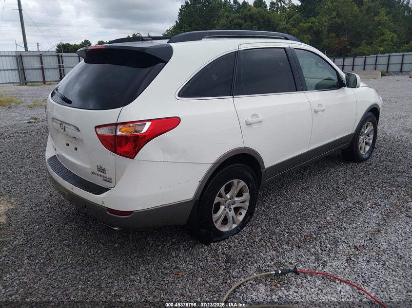 2010 Hyundai Veracruz VIN KM8NUDCC7AU128488 IAAI salvage auction — BIO HAZARD, Clear (Alabama), sold $300 on 2026-07-23 (photo 4)