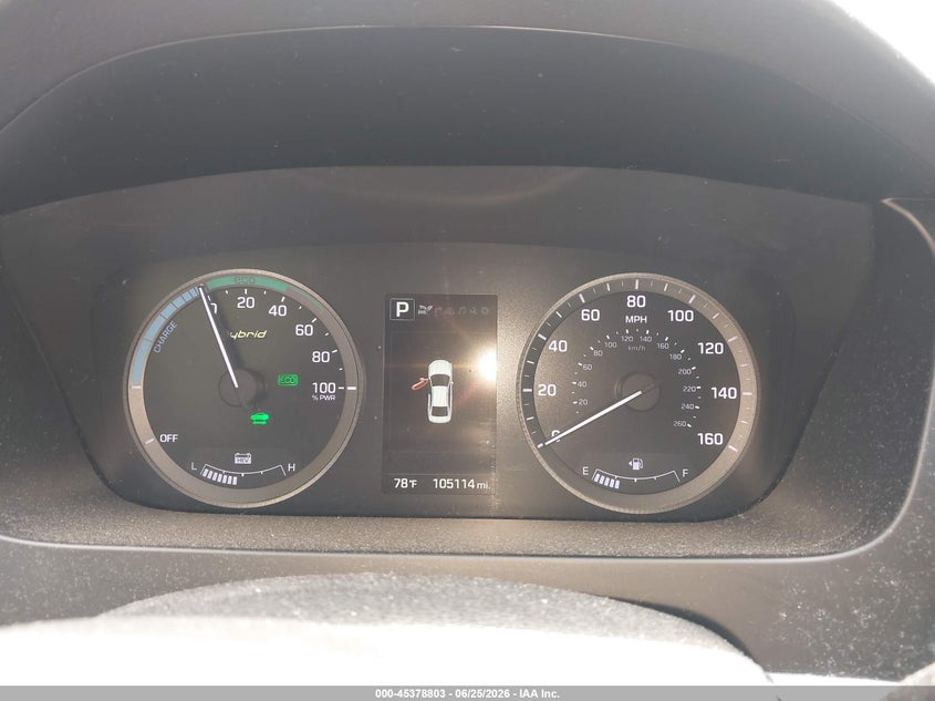 2016 Hyundai Sonata VIN KMHE34L12GA023224 IAAI salvage auction — UNKNOWN, Clear (Wisconsin), sold $475 on 2026-07-22 (photo 7)