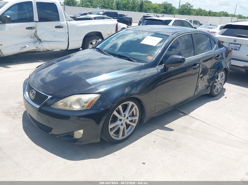 2007 Lexus Is 350 VIN JTHBE262772011511 IAAI salvage auction — SIDE, Salvage (Texas), sold $1,150 on 2026-07-31 (photo 2)