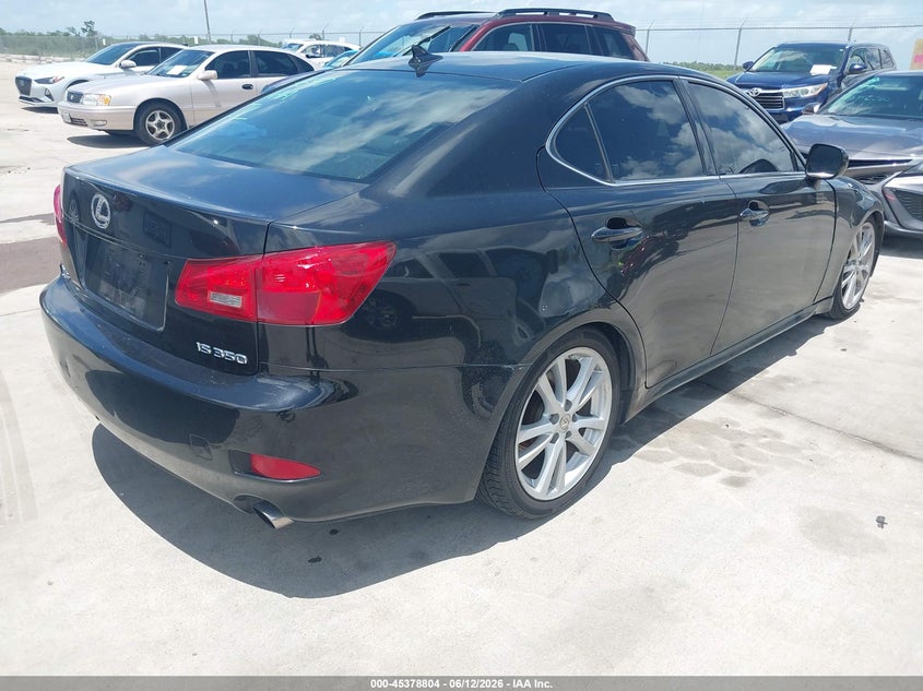 2007 Lexus Is 350 VIN JTHBE262772011511 IAAI salvage auction — SIDE, Salvage (Texas), sold $1,150 on 2026-07-31 (photo 4)