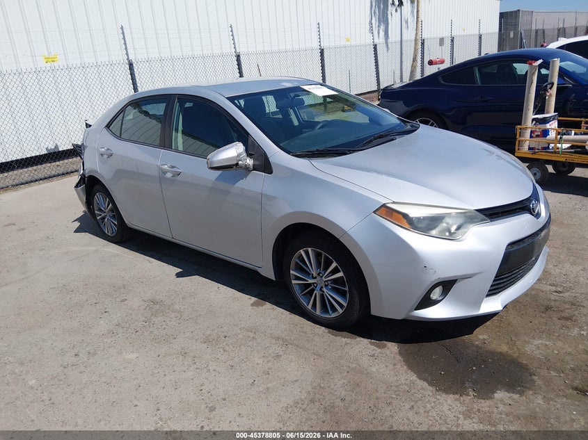 2015 Toyota Corolla VIN 5YFBURHE5FP262953 IAAI salvage auction — REAR END, Salvage (California), sold $2,750 on 2026-07-20 (photo 1)