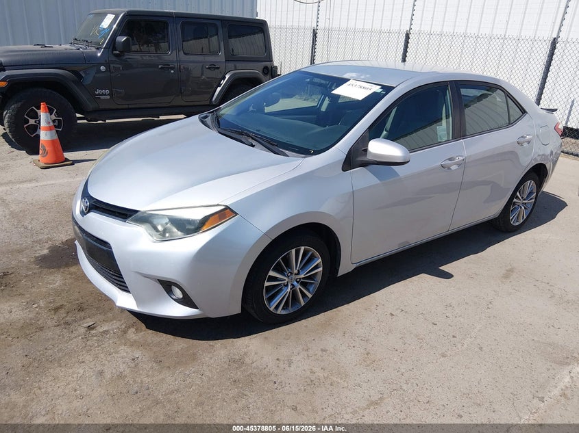 2015 Toyota Corolla VIN 5YFBURHE5FP262953 IAAI salvage auction — REAR END, Salvage (California), sold $2,750 on 2026-07-20 (photo 2)