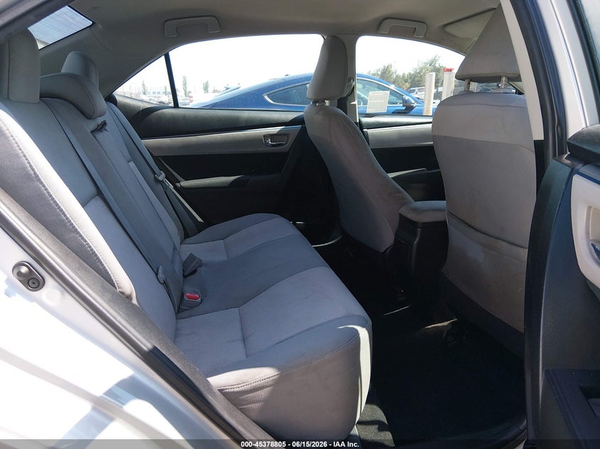 2015 Toyota Corolla VIN 5YFBURHE5FP262953 IAAI salvage auction — REAR END, Salvage (California), sold $2,750 on 2026-07-20 (photo 8)