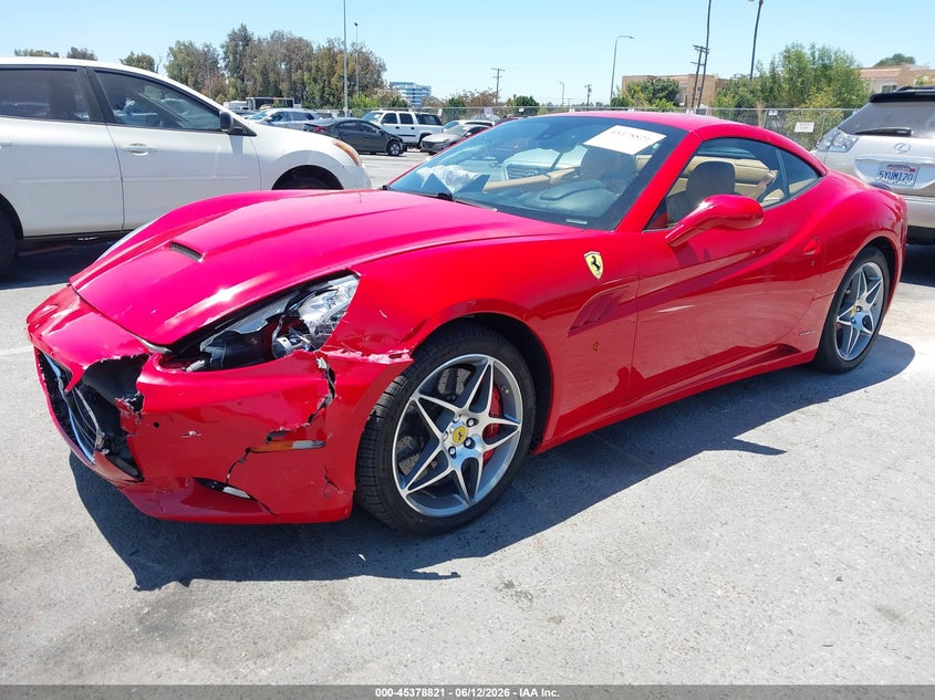 2010 Ferrari California VIN ZFF65LJA1A0171217 IAAI salvage auction — FRONT END, Salvage (California), sold $27,250 on 2026-07-30 (photo 2)