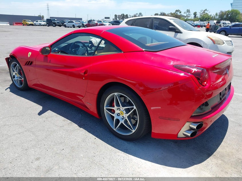 2010 Ferrari California VIN ZFF65LJA1A0171217 IAAI salvage auction — FRONT END, Salvage (California), sold $27,250 on 2026-07-30 (photo 3)