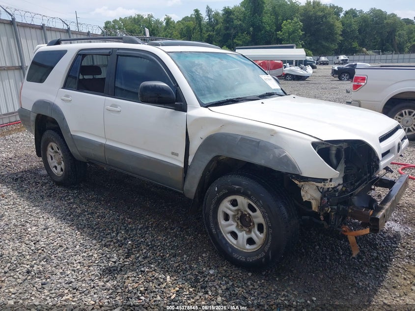 2003 Toyota 4runner VIN JTEZU14R138003260 IAAI salvage auction — FRONT END, Salvage (Georgia), sold $1,450 on 2026-07-27 (photo 1)