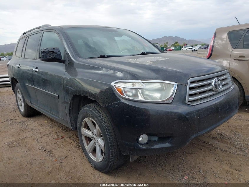 2010 Toyota Highlander VIN 5TDKK3EH1AS021182 IAAI salvage auction — NORMAL WEAR, Clear-Dealer Only (Arizona), sold $1,700 on 2026-07-14 (photo 1)