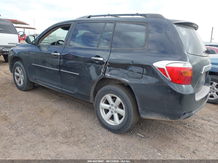 2010 Toyota Highlander VIN 5TDKK3EH1AS021182 IAAI salvage auction — NORMAL WEAR, Clear-Dealer Only (Arizona), sold $1,700 on 2026-07-14 (photo 3)