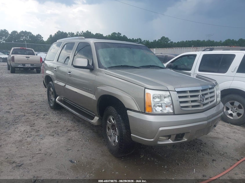 2003 Cadillac Escalade VIN 1GYEK63NX3R163064 IAAI salvage auction — NORMAL WEAR, Repossession Paperwork (Georgia), sold $225 on 2026-07-10 (photo 1)