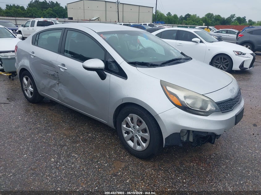 2016 Kia Rio VIN KNADM4A36G6552998 IAAI salvage auction — FRONT END, Original (Texas), sold $825 on 2026-07-15 (photo 1)