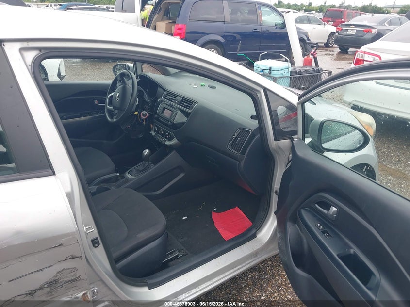 2016 Kia Rio VIN KNADM4A36G6552998 IAAI salvage auction — FRONT END, Original (Texas), sold $825 on 2026-07-15 (photo 5)